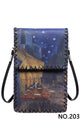 Café Terrace At Night Printed Crossbody HB0580-NO.203