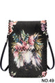 Floral Horse Print Crossbody HB0580 - NO.49