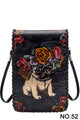 Floral Pug Printed Crossbody HB0580 - NO.52