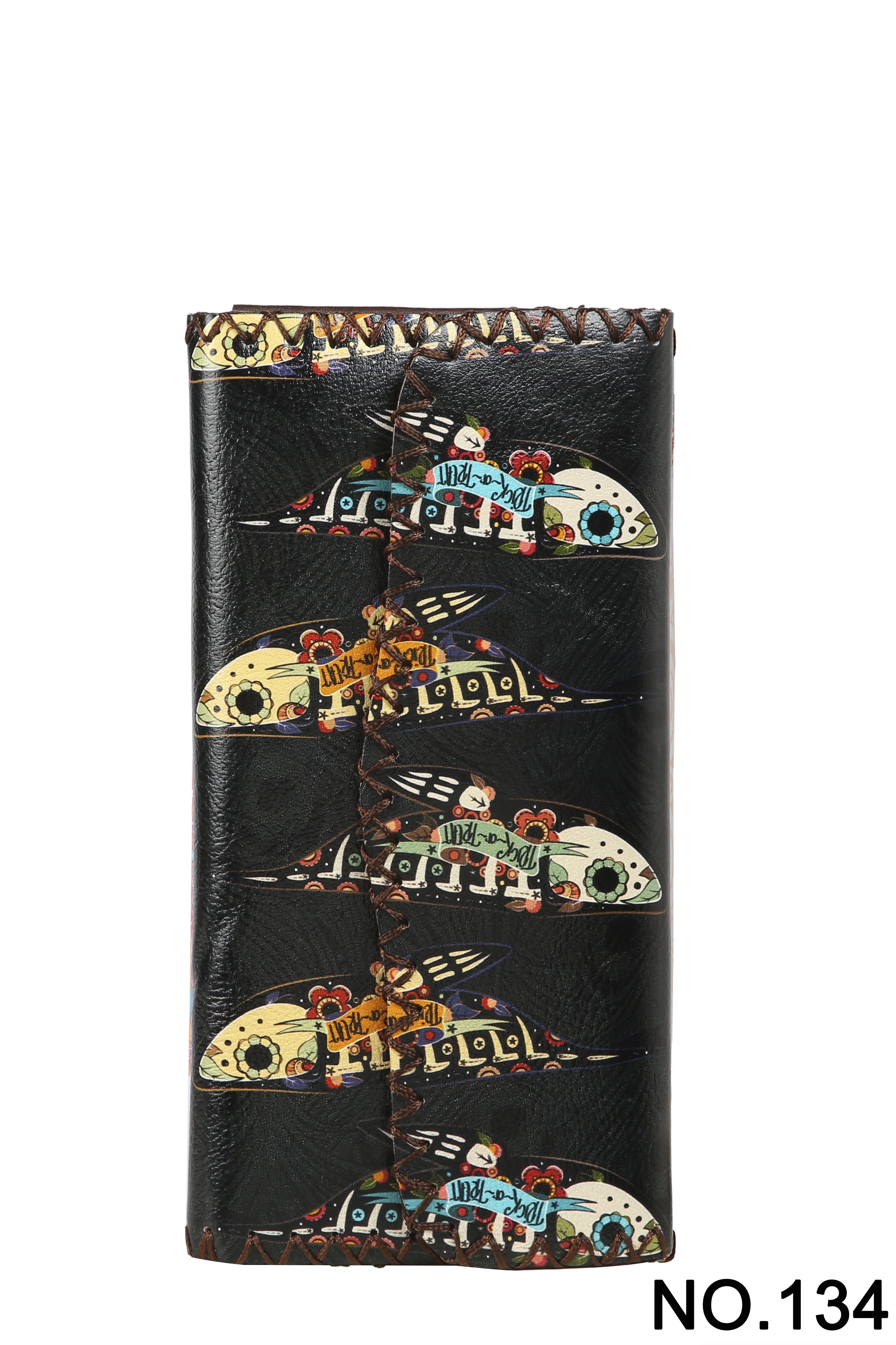 Cartera con estampado de pez salmón HB0582 - N.º 134