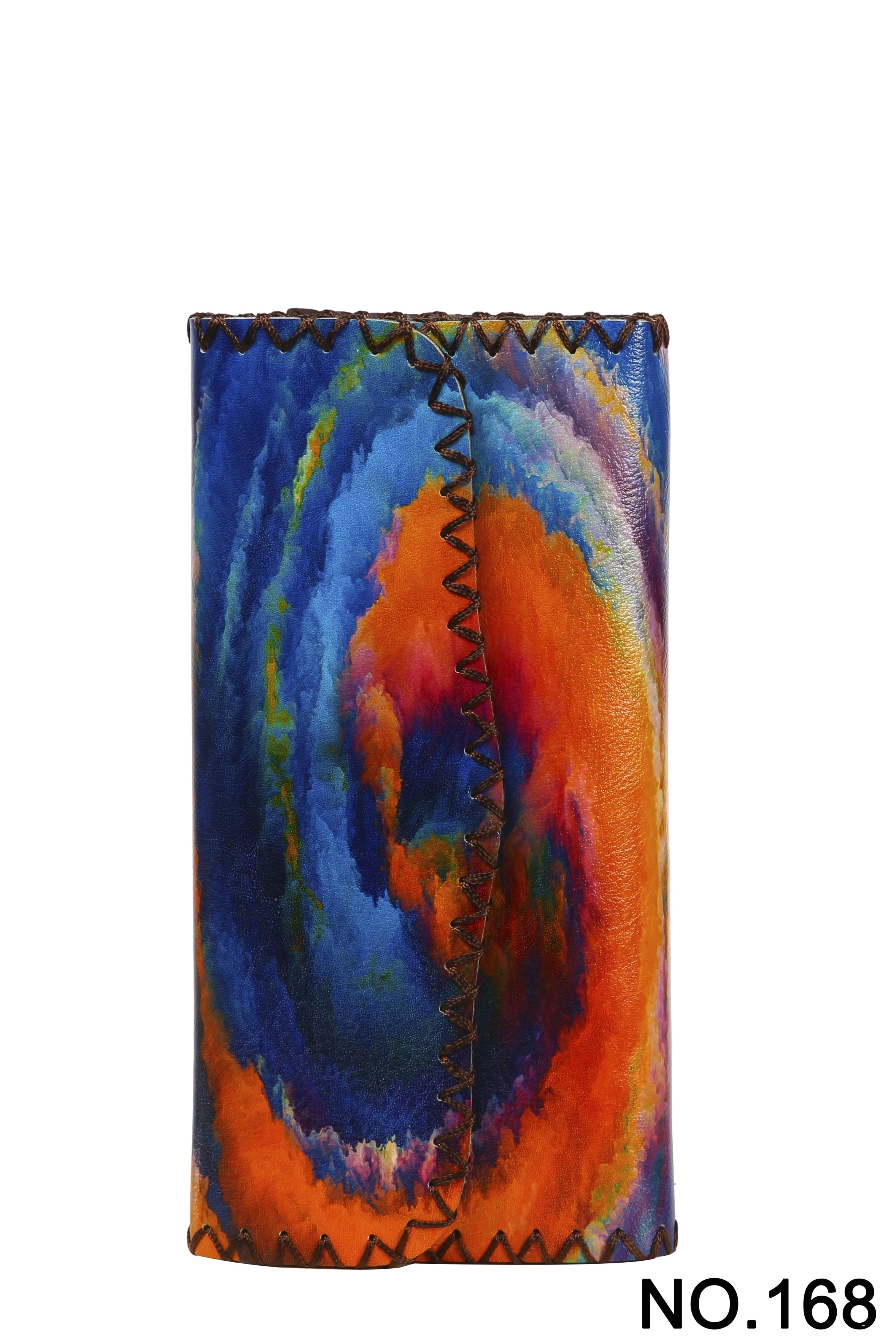 Multicolor Cloud Print Hand Stitch Wallet HB0582 - NO.168