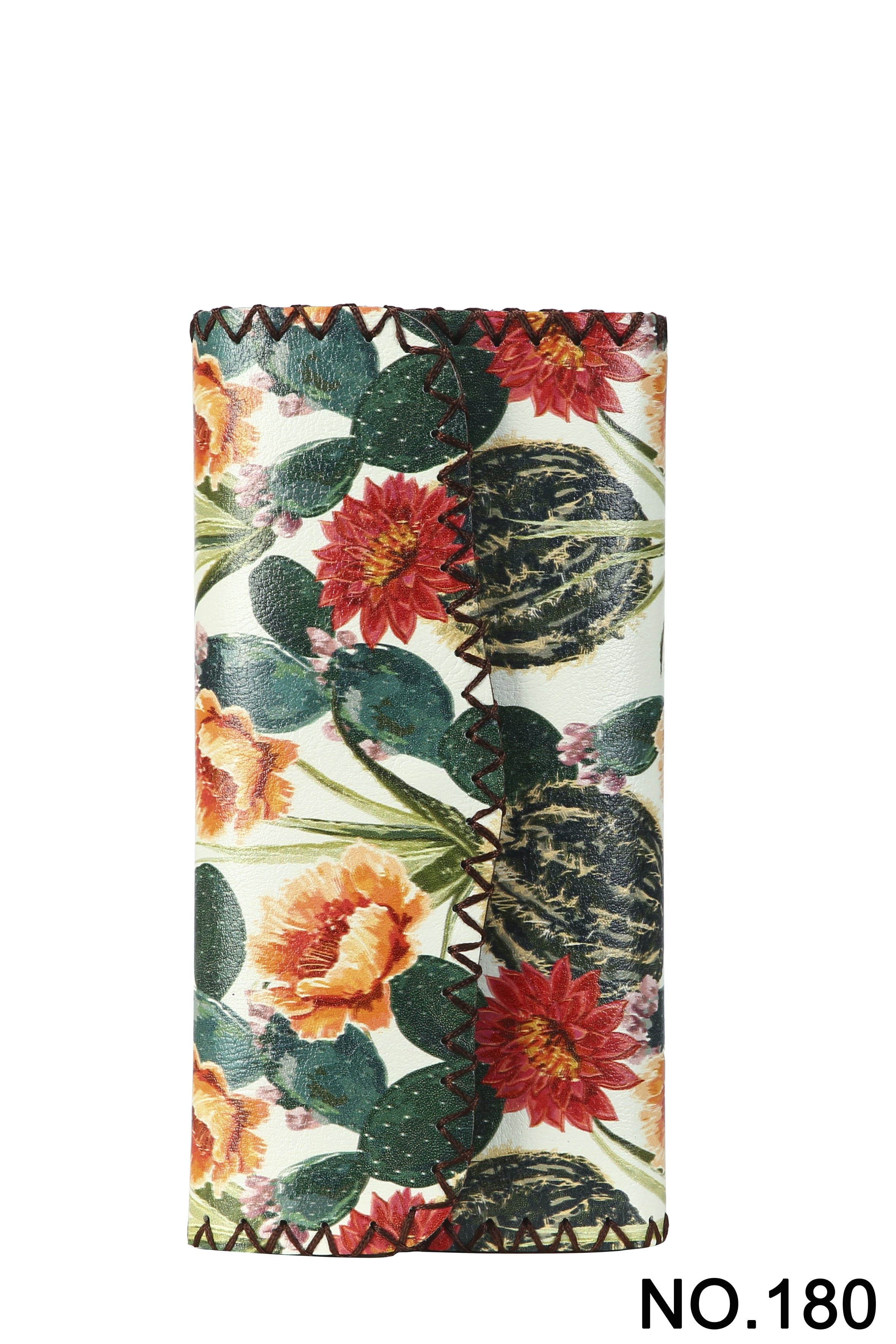 Floral Print Hand Stitch Wallet HB0582 - NO.180