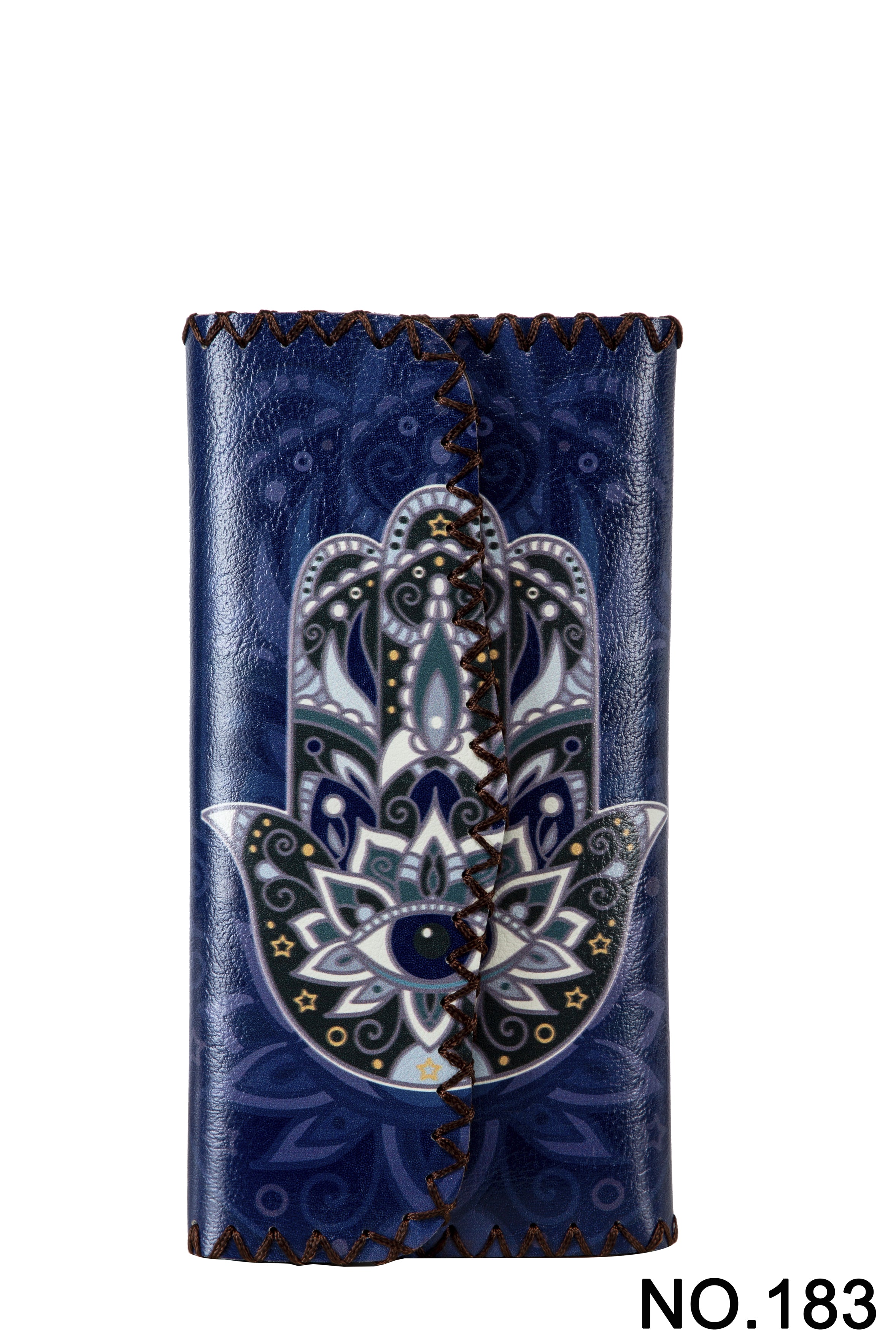 Fatima Palm Print Hand Stitch Wallet HB0582 - NO.183