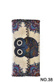 Owl Print Hand Stitch Wallet HB0582 - NO.38