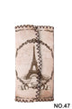 Eiffel Tower Print Hand Stitch Wallet HB0582 - NO.47