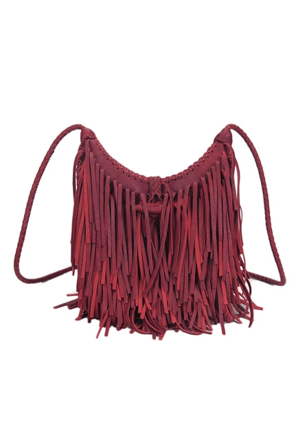 Middle Size Tassel Leatherette Crossbody HB0625-M