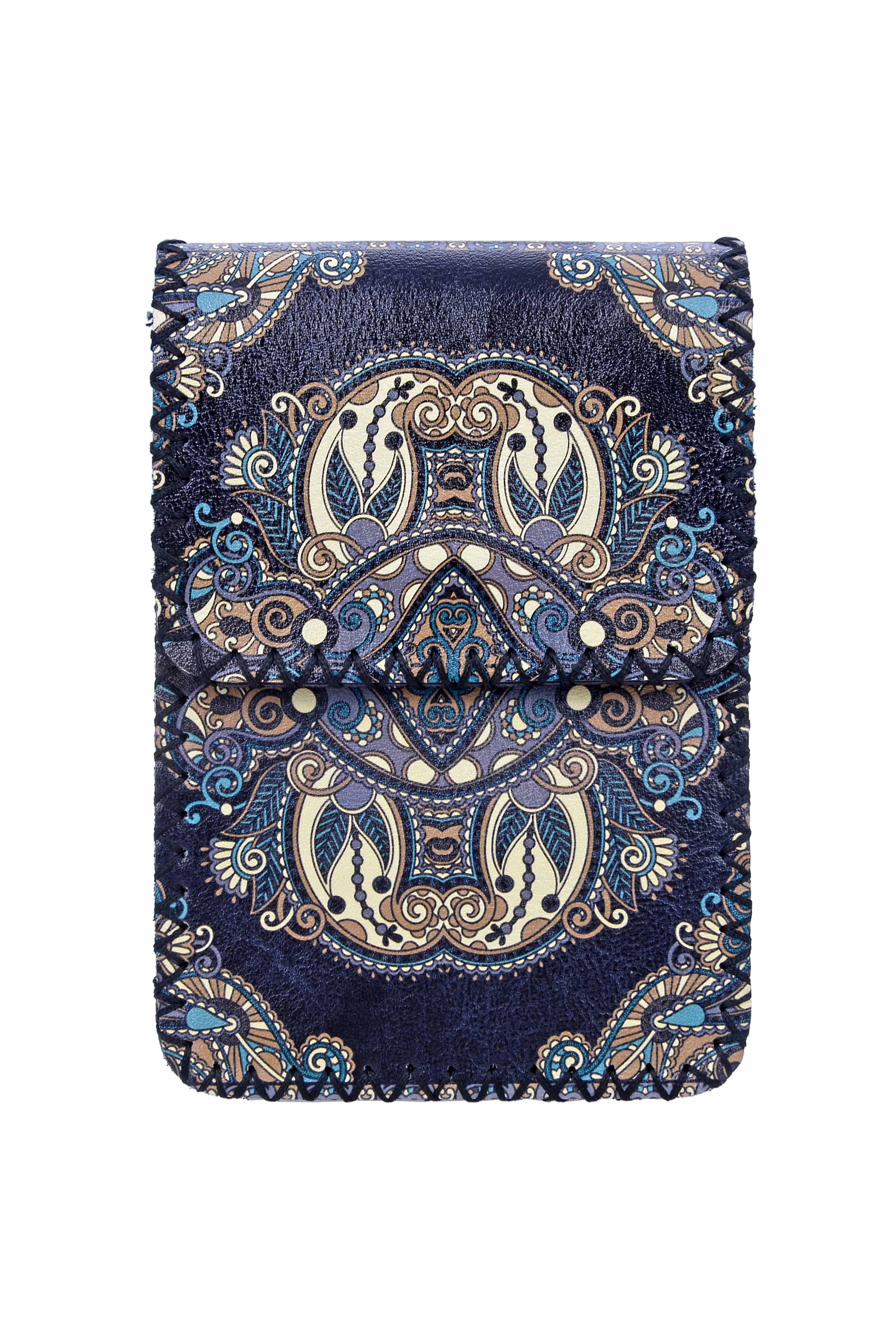 Special Pattern Leatherette Phone Pouch HB0645