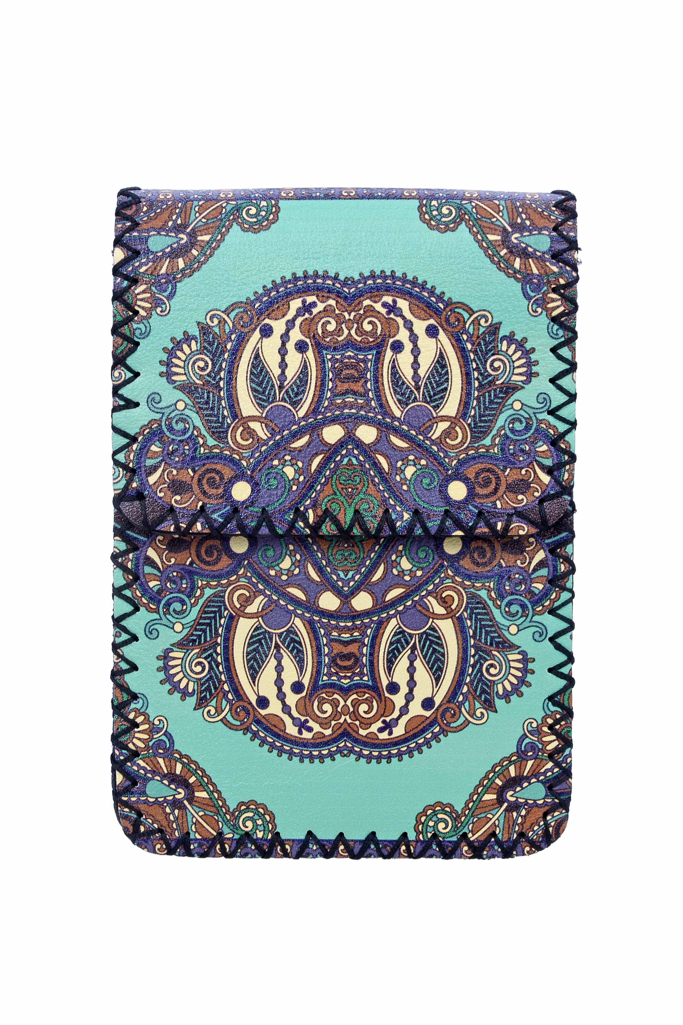 Special Pattern Leatherette Phone Pouch HB0645