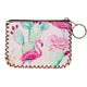 Flamingo Cactus Print Hand Stitch Coin Purse HB0665 - NO.144
