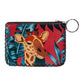 Floral Giraffe Print Hand Stitch Coin Purse HB0665 - NO.188