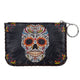 Skull Candy Print Hand Stitch Coin Purse HB0665 - NO.58