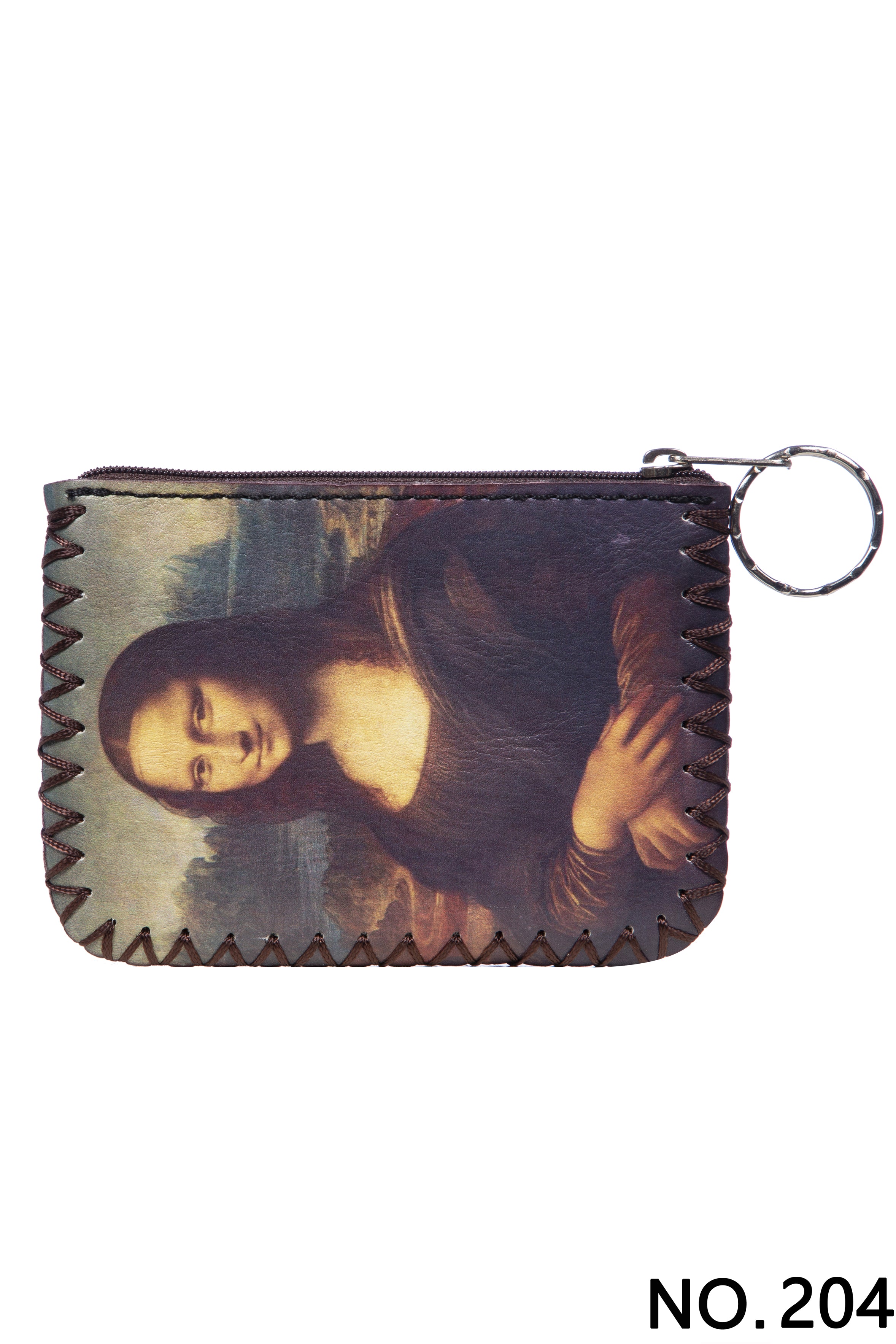 Monedero con estampado de Mona Lisa HB0655-NO.204