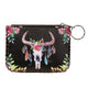 Western Bull Head Dream Catcher Print Hand Stitch Coin Purse HB0665 - NO.130