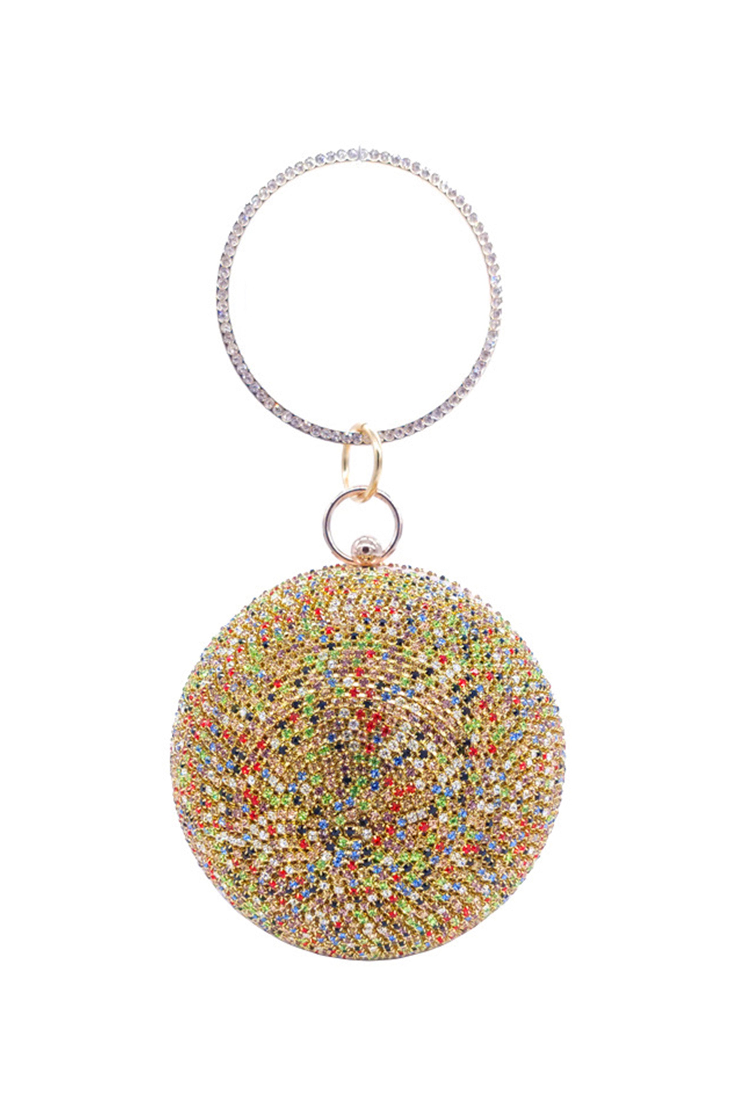 Bolsos de noche con diamantes de imitación esféricos HB0793