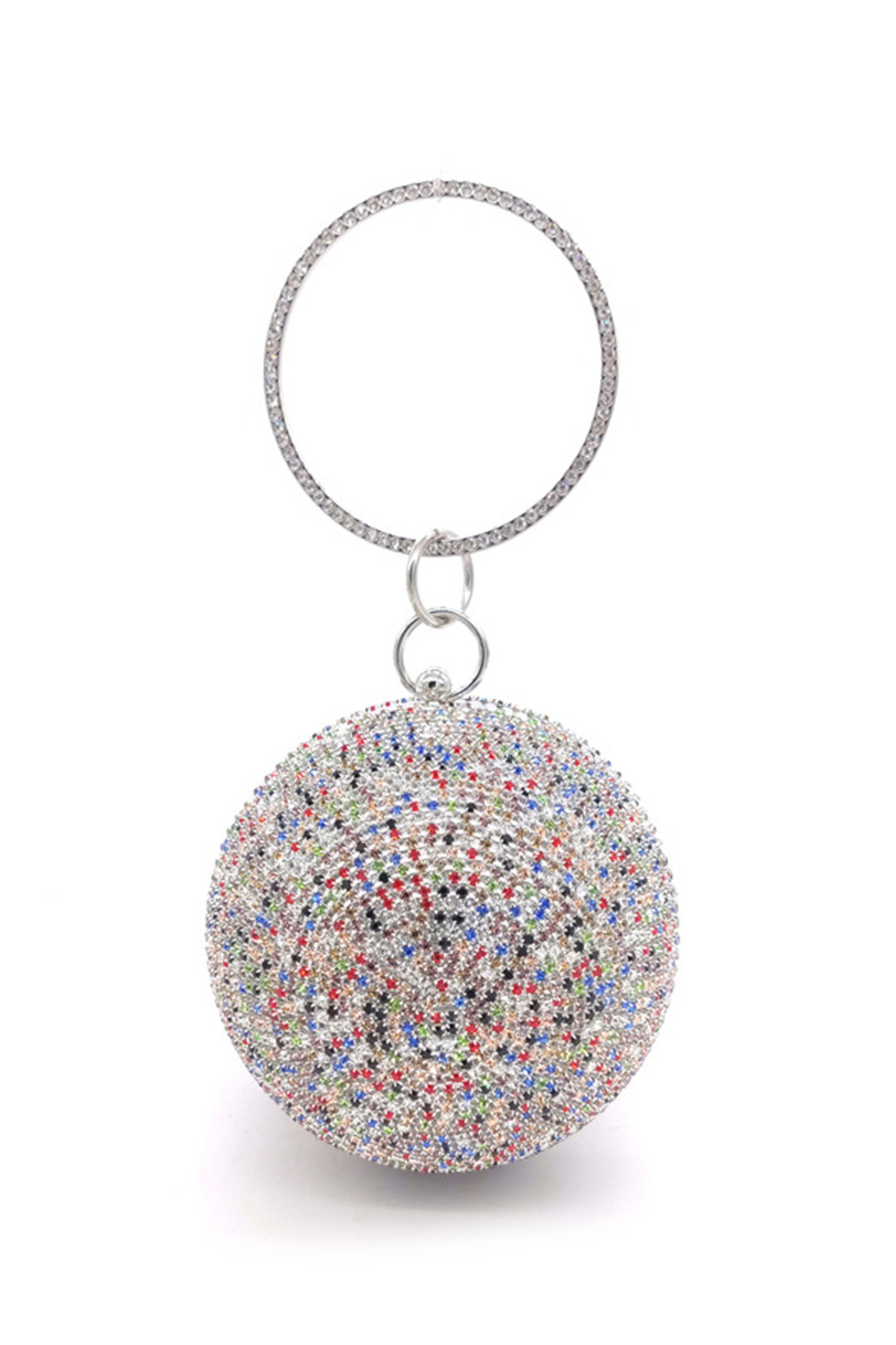 Bolsos de noche con diamantes de imitación esféricos HB0793