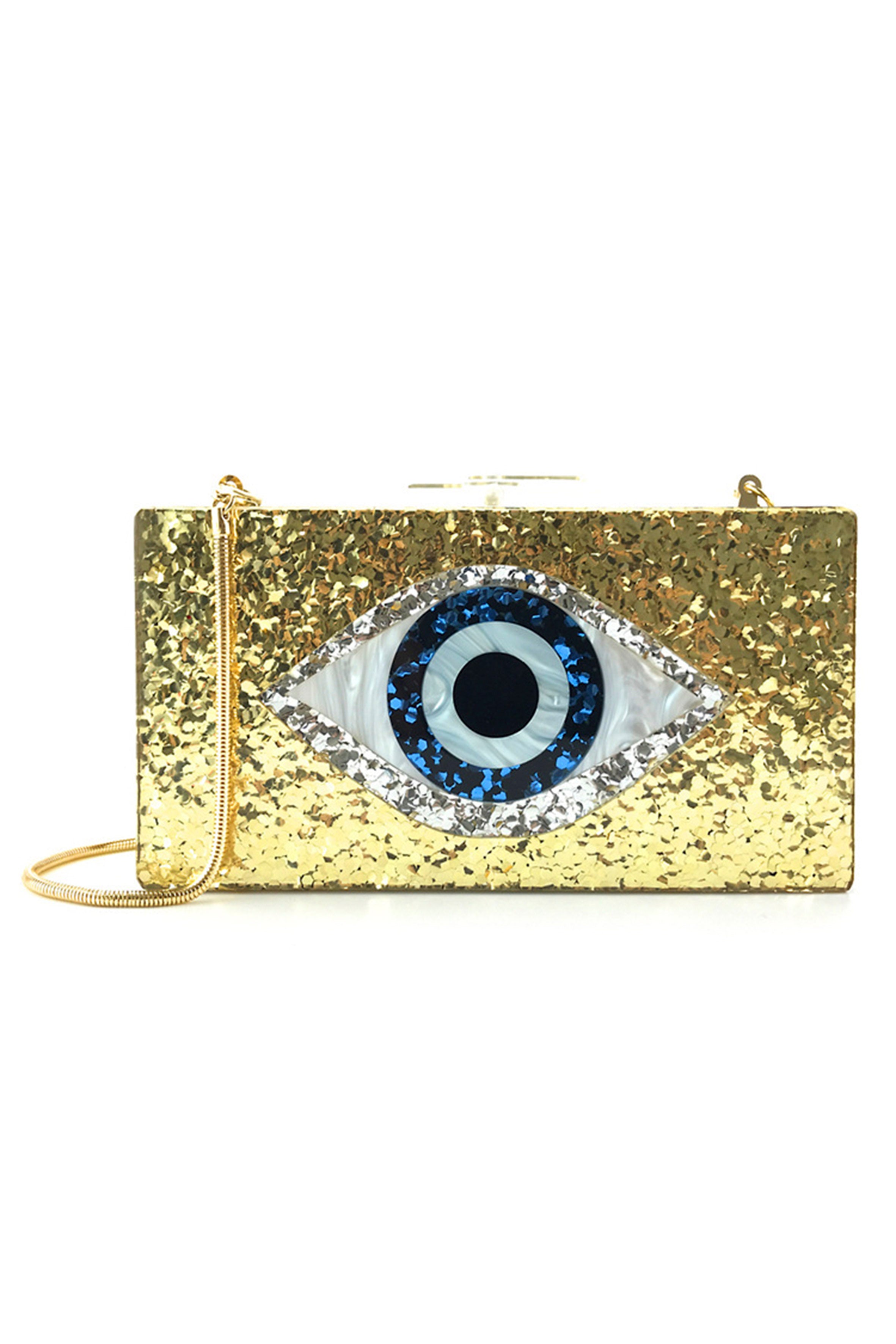 Bolsos de noche acrílicos contra el mal de ojo HB1007