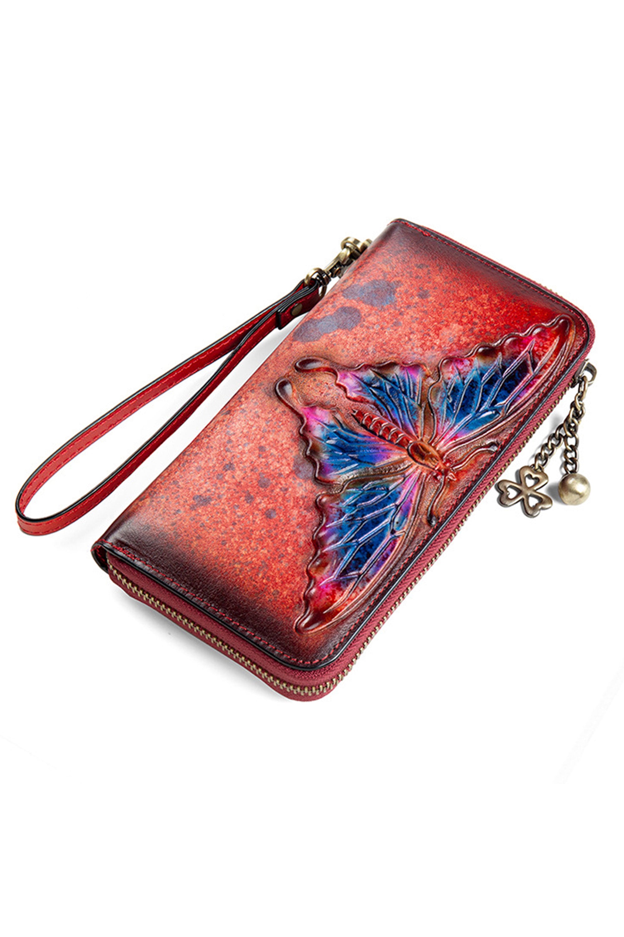 Pulseras de piel auténtica con forma de mariposa HB1158