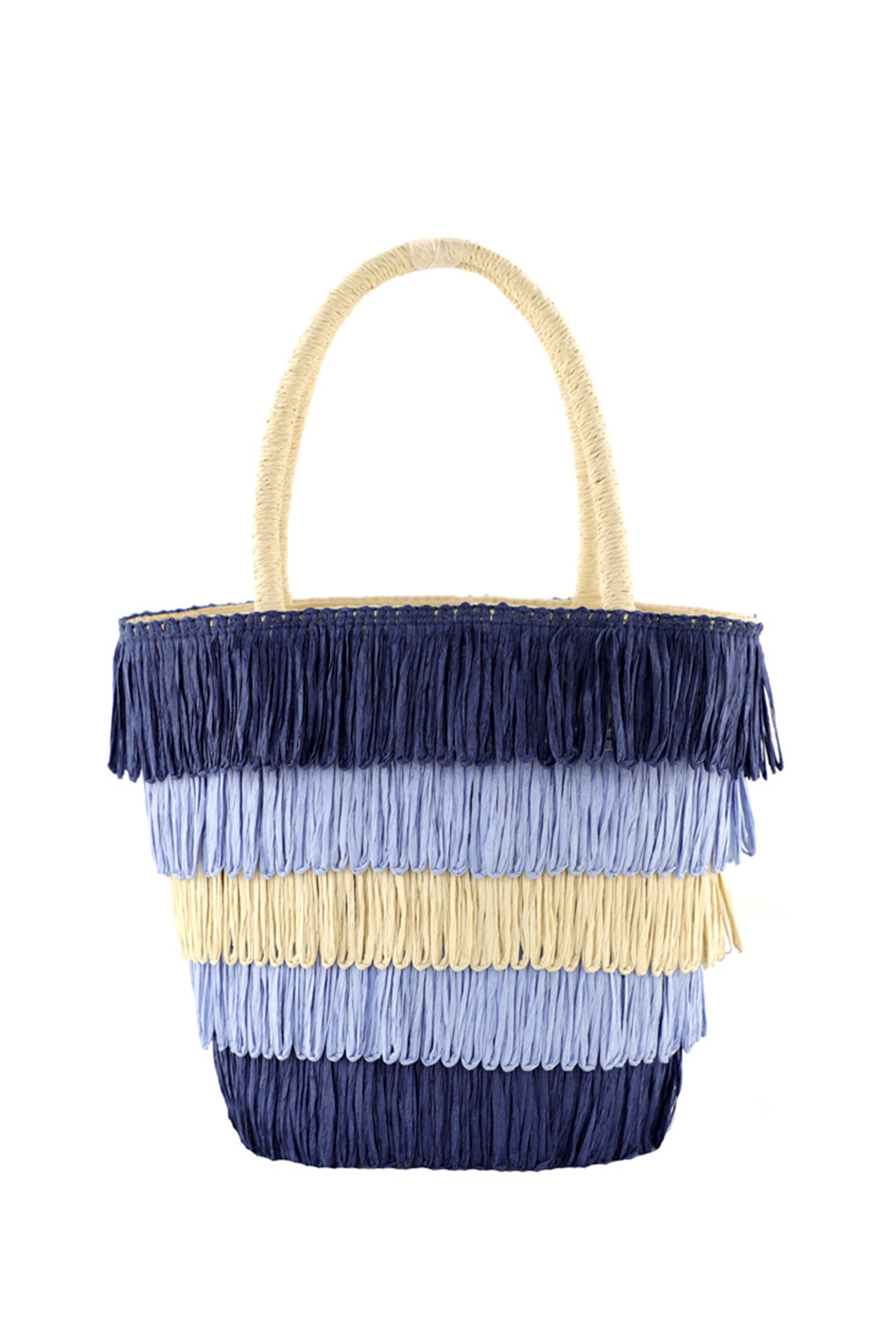Bolso de mano con borlas trenzadas HB1221