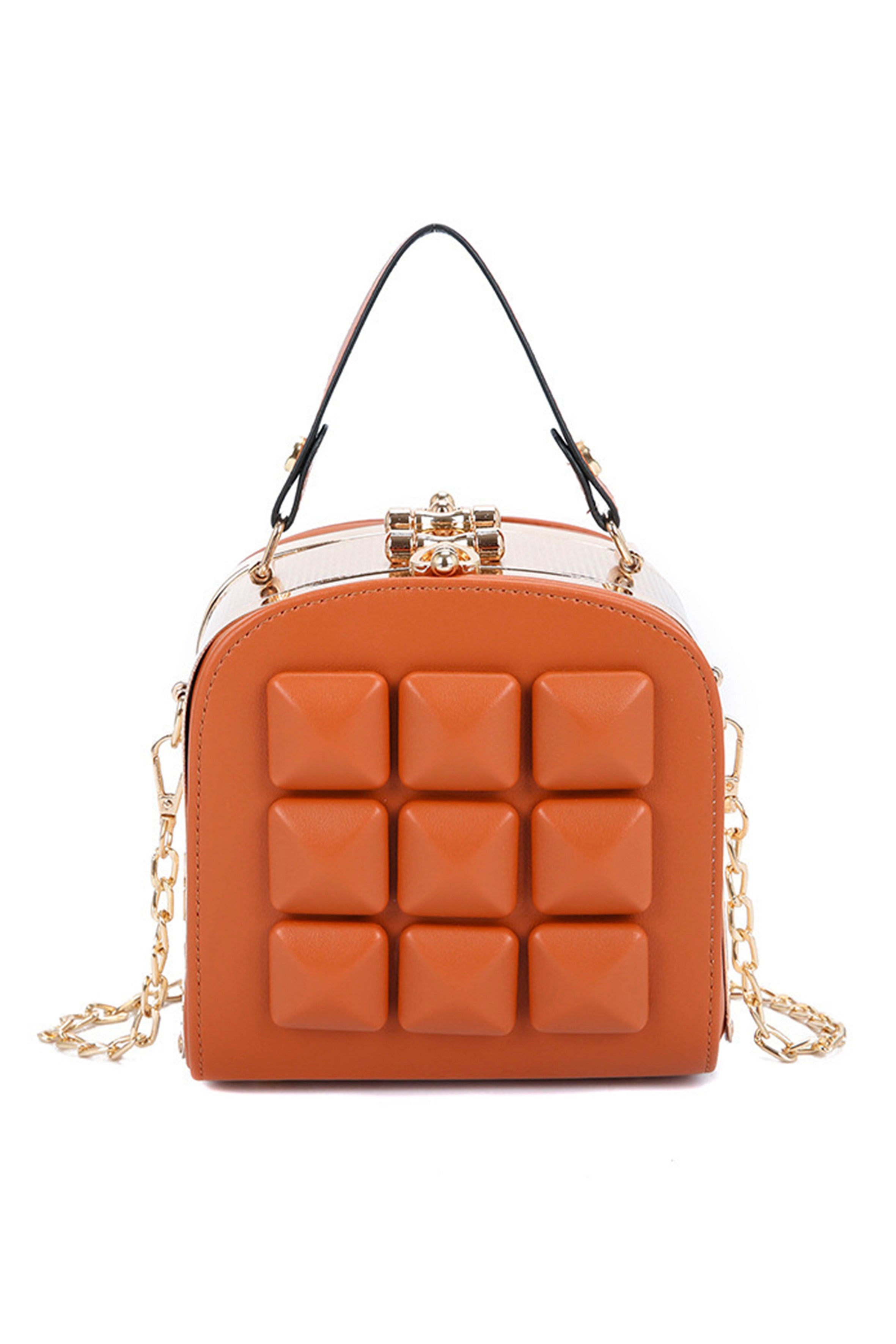 Lattice Pu Leather Crossbody HB1731