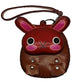 Bunny Zodiac signs Cowhide Coin Purse HB2005
