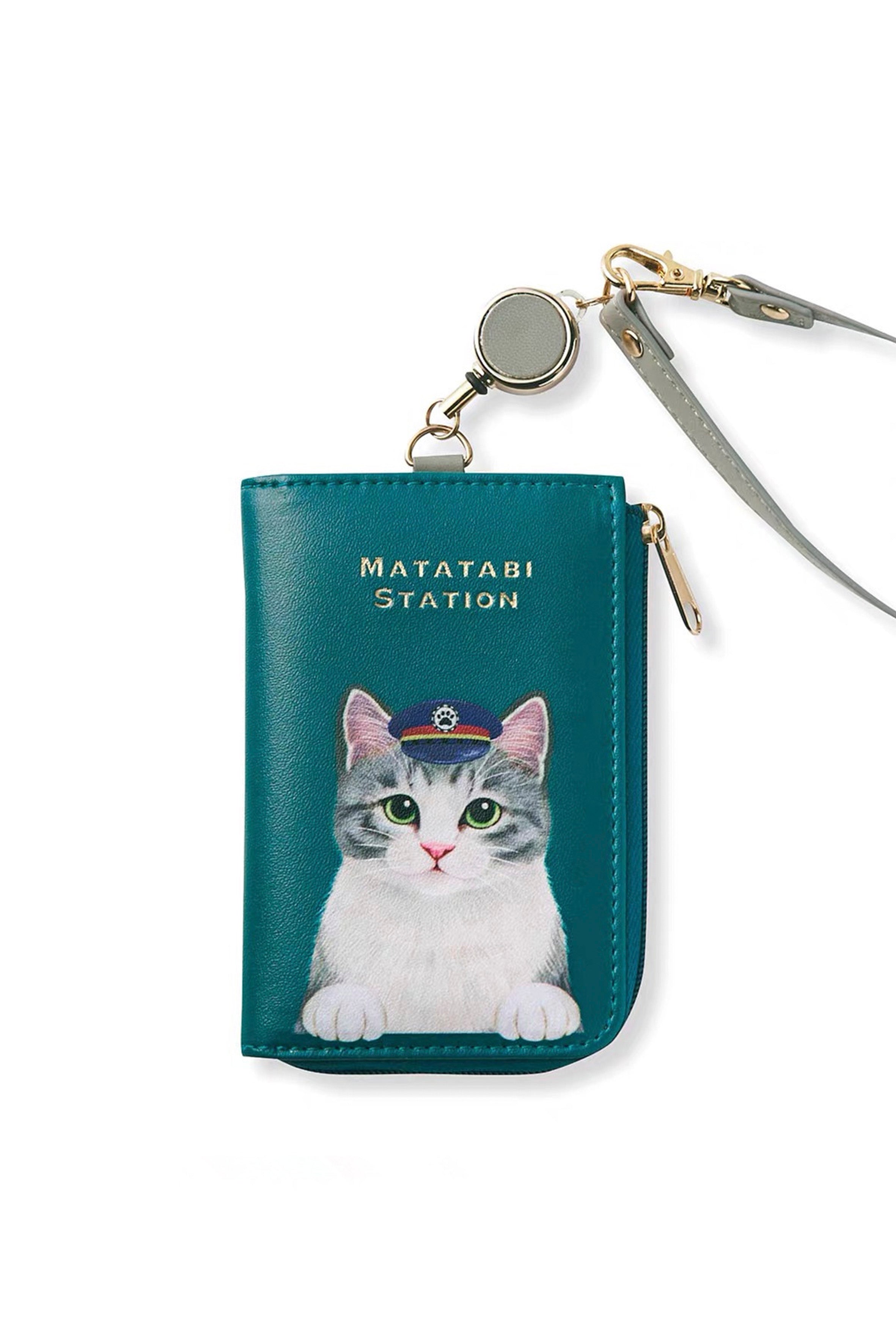 Kitty Wallet Card Holder Wristlet HB2105
