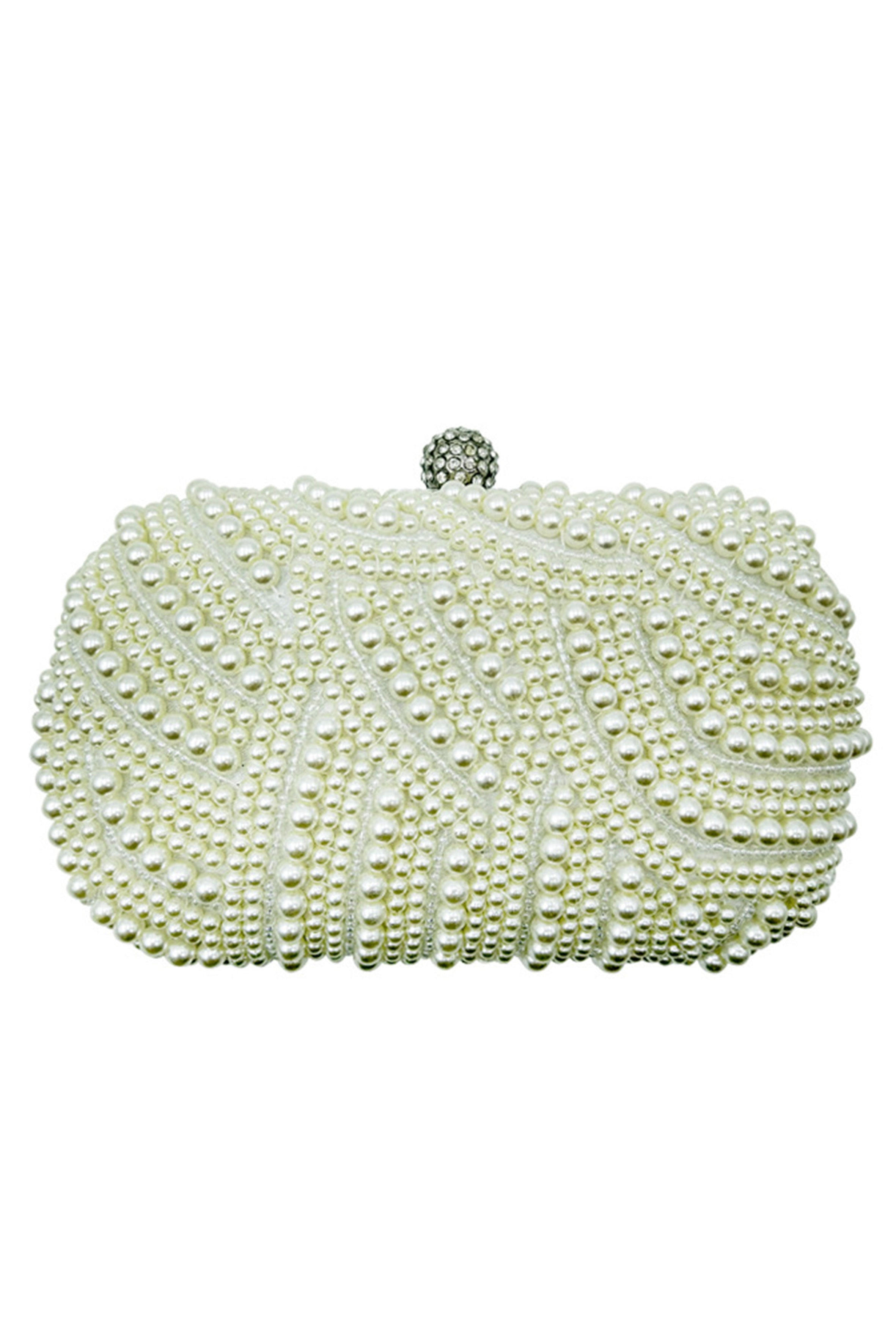 Bolso de noche con perlas HB2137