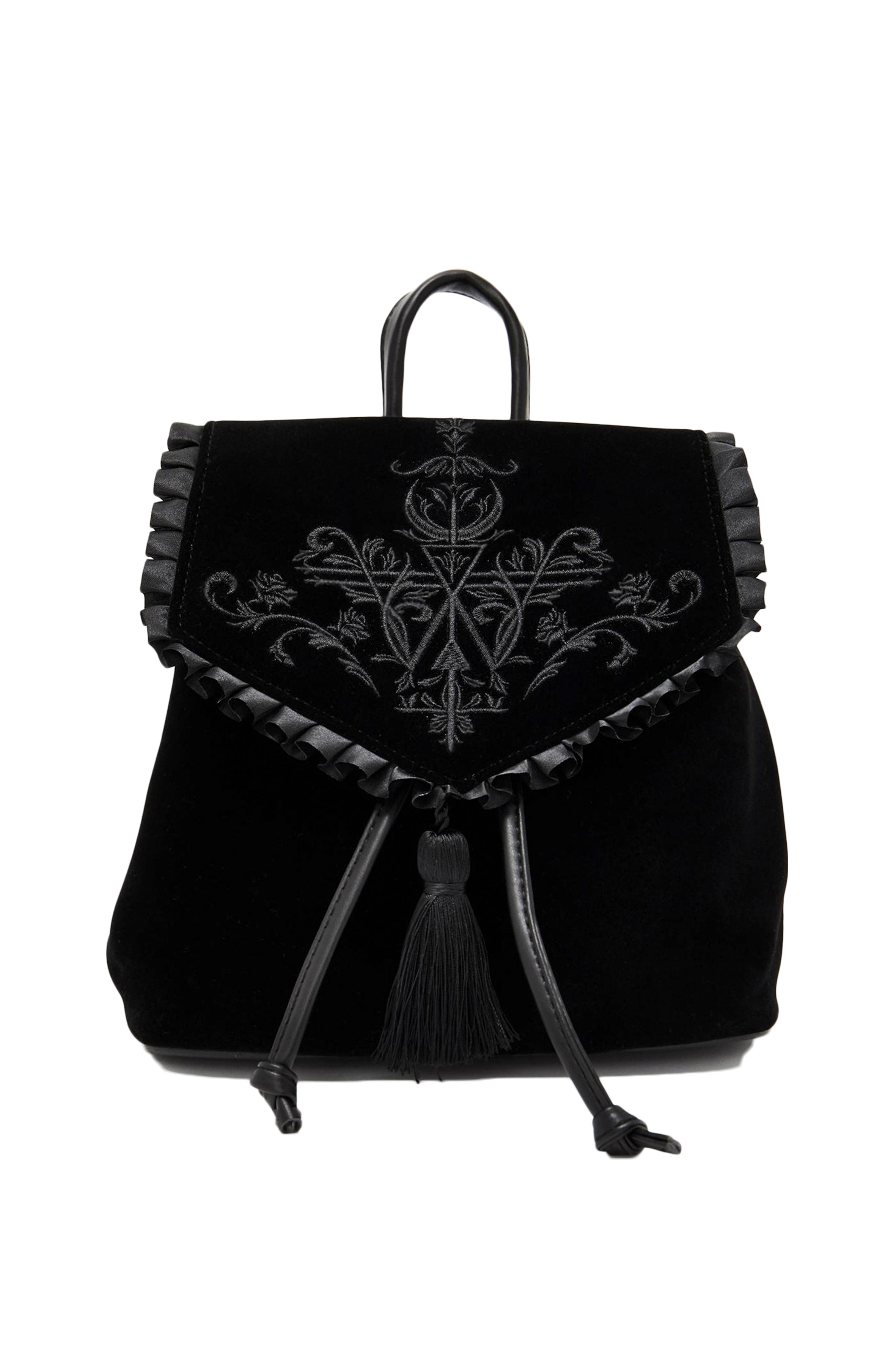 Punk Velvet Backpack HB2205 Black