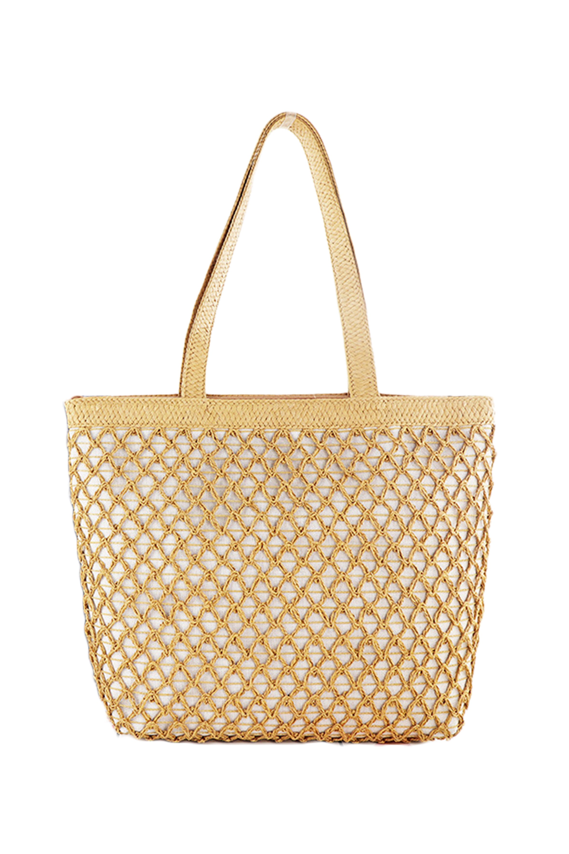 Hollow Straw Tote Beach Bag HB2375