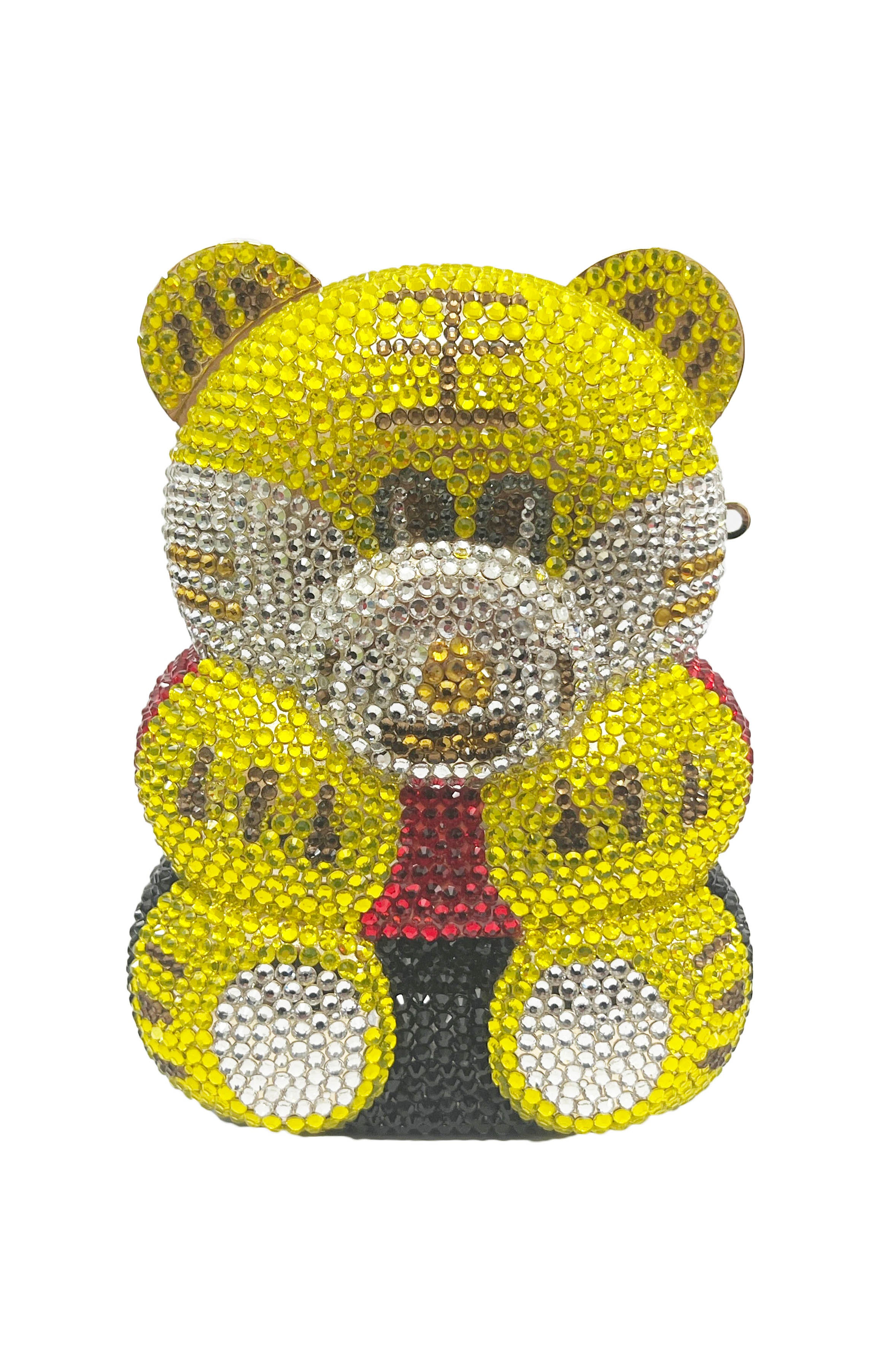 Bolso de noche con diamantes de imitación de tigre HB2414