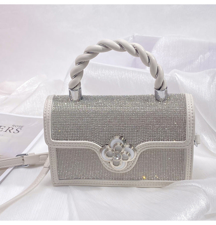 Bolso bandolera con diamantes de imitación HB2669