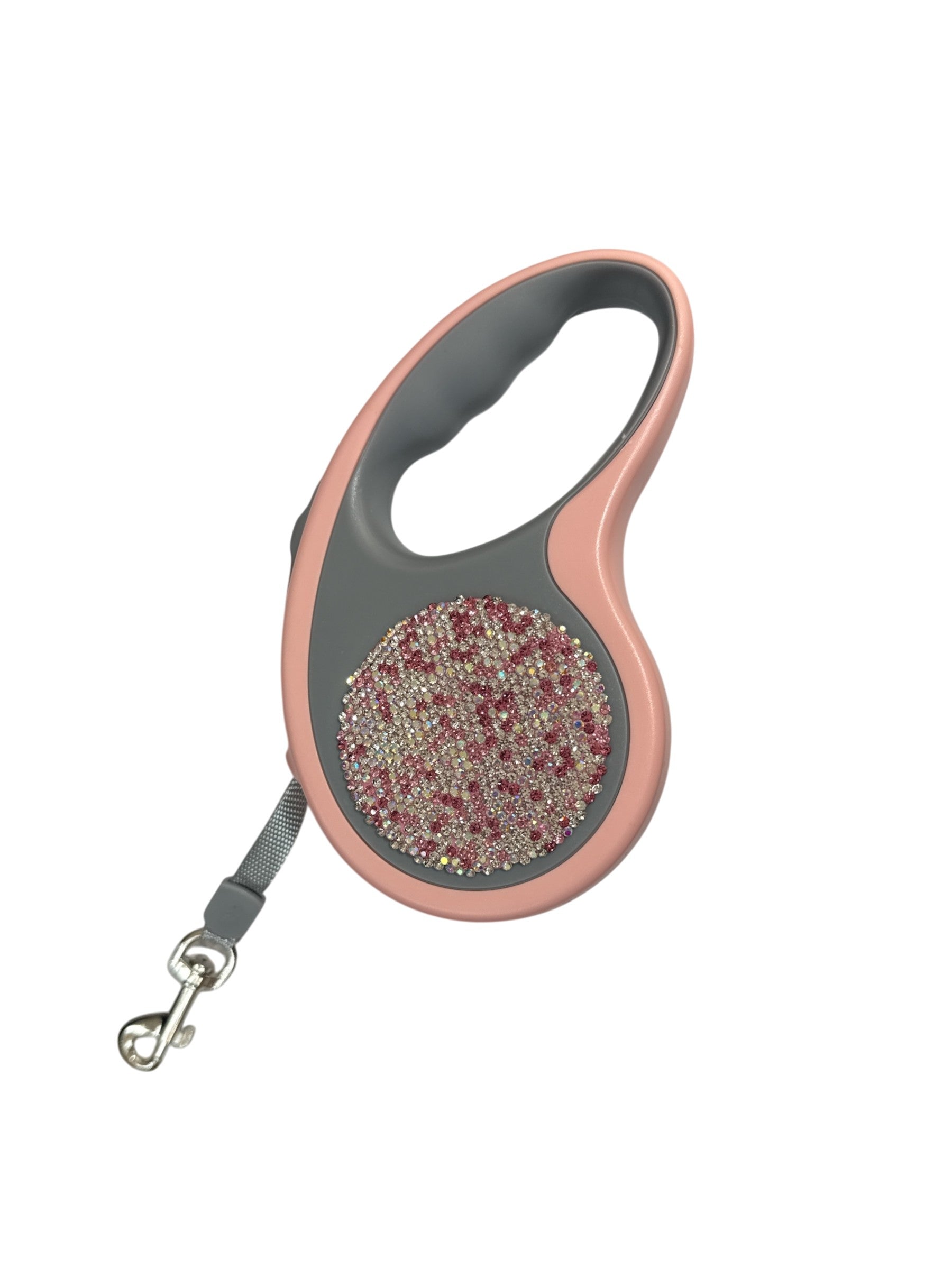 Ceramic Rhinestone Retractable Leash CR0004