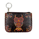 Owl Print Hand Stitch Coin Purse HB0665 - NO.70