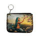 Mermaid Print Hand Stitch Coin Purse HB0665 - NO.74