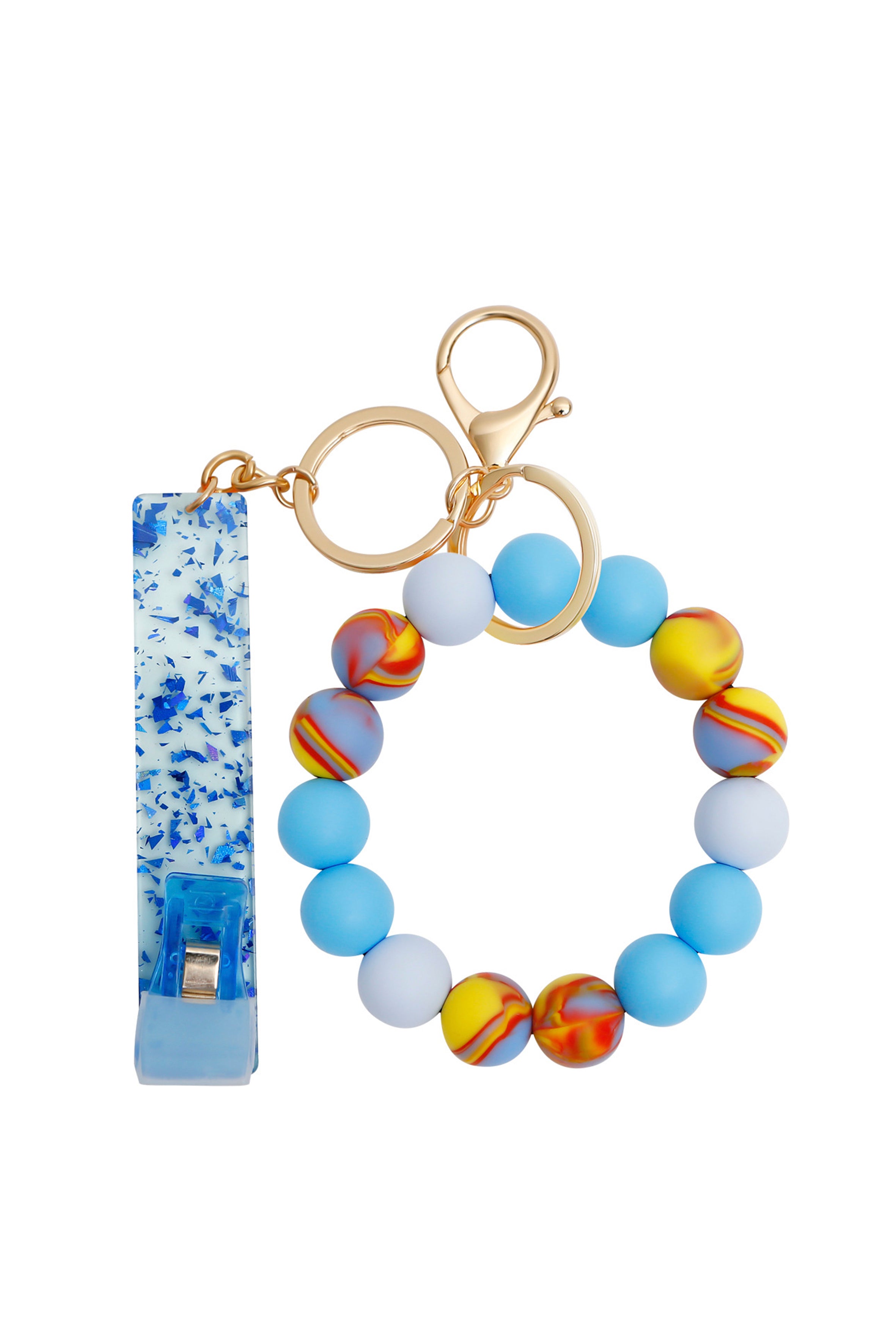 Silicone Bead Keychain Contactless Card Picker K1203