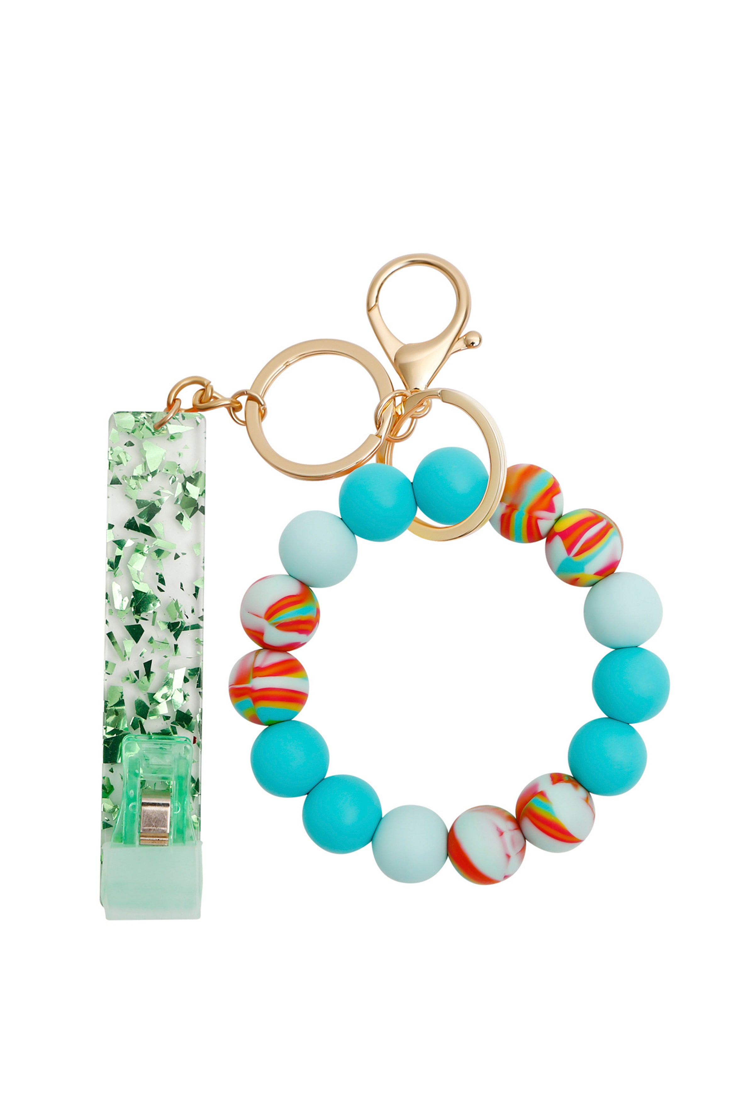 Silicone Bead Keychain Contactless Card Picker K1203