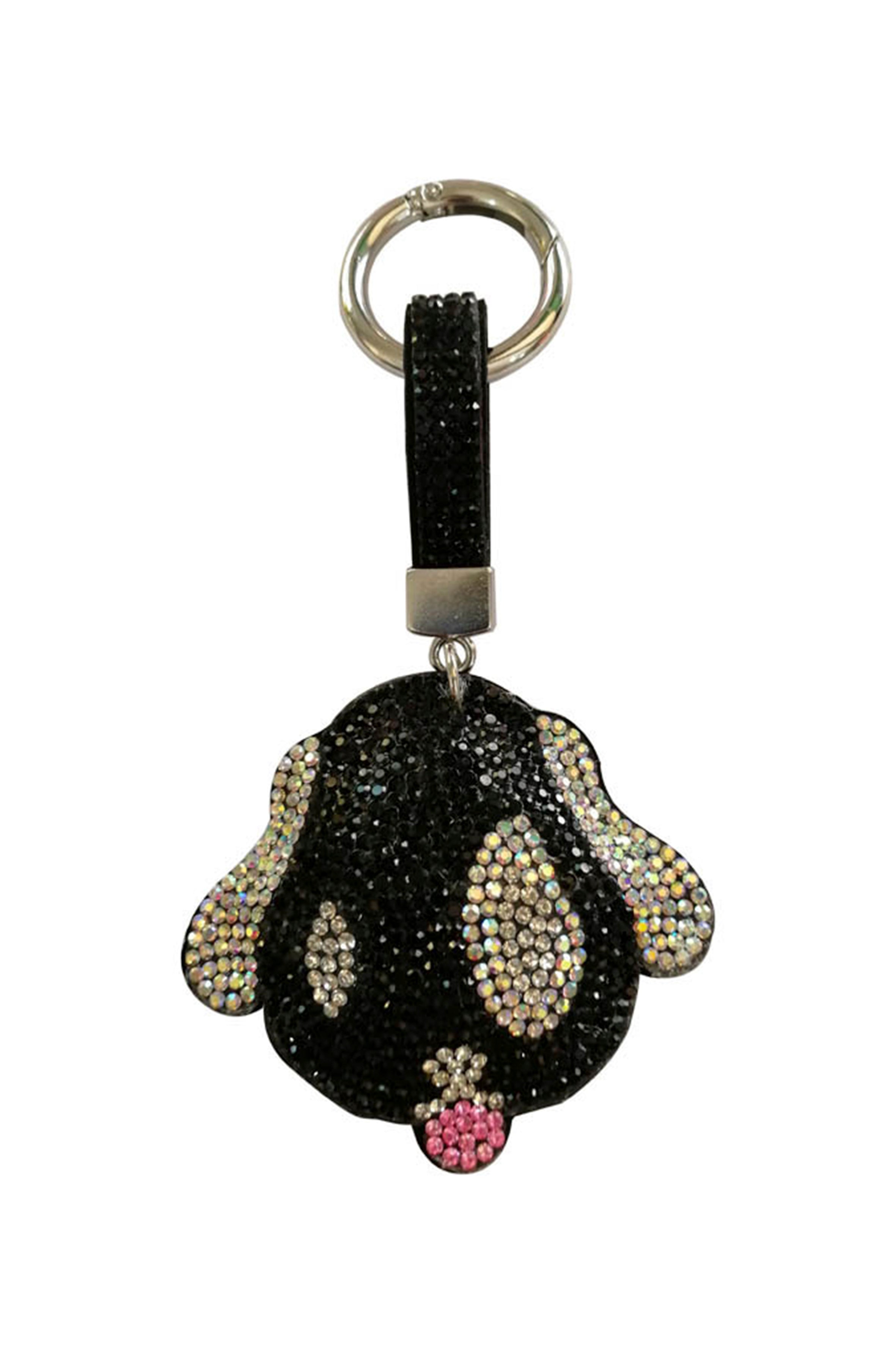Llavero con diamantes de imitación para perro K1237