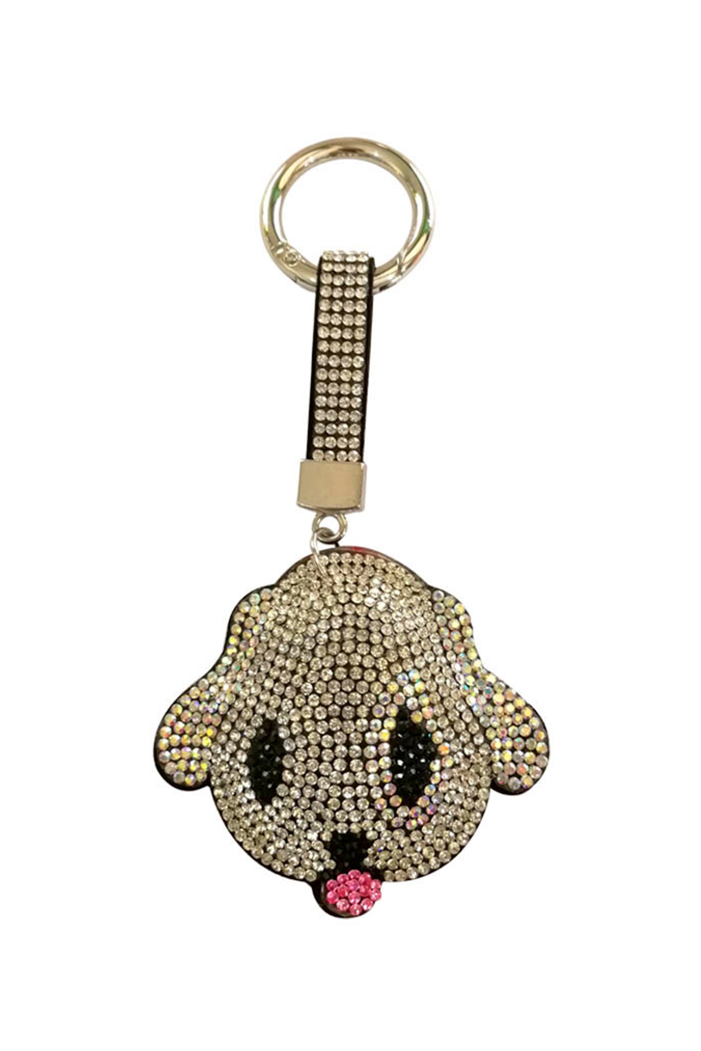 Llavero con diamantes de imitación para perro K1237