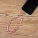 Crystal Phone Wristlet Lanyard K1339-Pink