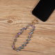 Crystal Phone Wristlet Lanyard K1339-Purple