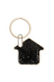Ceramic Rhinestone House Keychain K1341