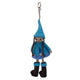 Girl In A Hat Felt Keychain K1390