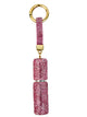 Ceramic Rhinestone Perfume Bottle Keychain K1405