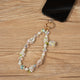 Floral Bead Pistachio Wristlet Lanyard K1421