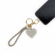 Heart Shape Keychain Wristlet K1429