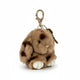 Rabbit Speckle Plush Keychain K1449