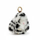 Rabbit Speckle Plush Keychain K1449