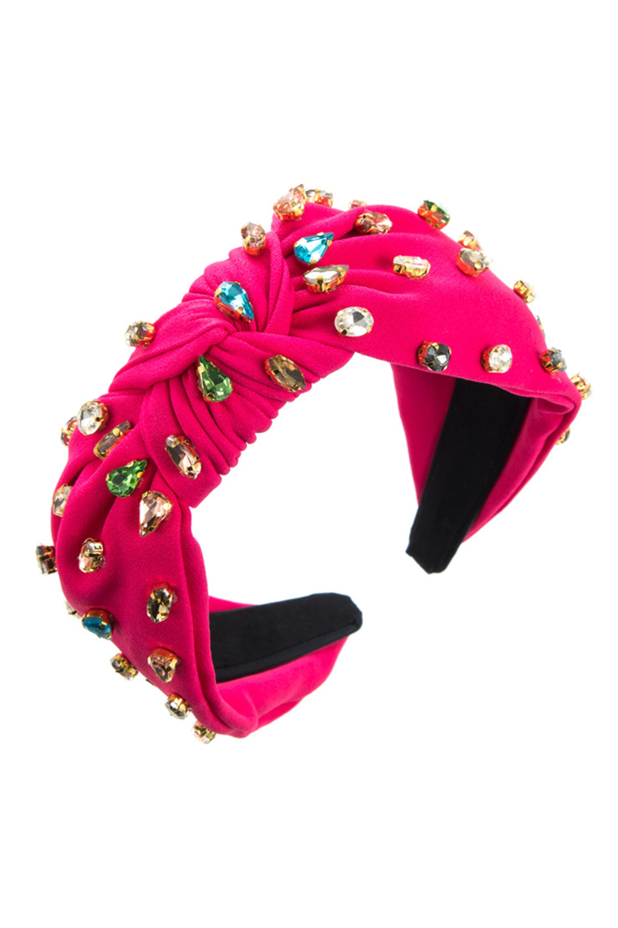 Diadema de tela con diamantes de imitación L2571