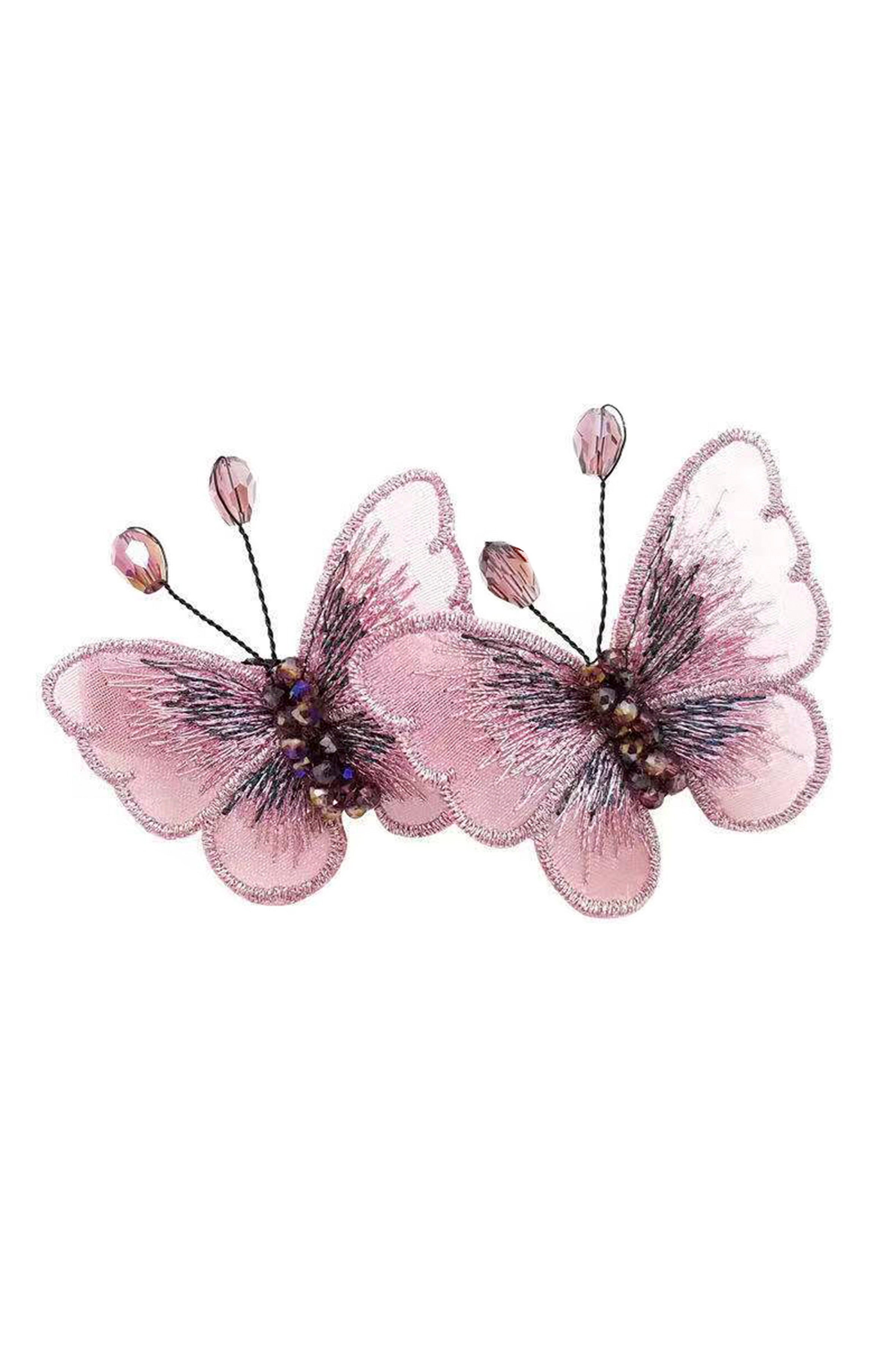 Butterflys Lace Hair Clip L2689