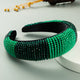 Multicolor Crystal Sponge Headband L2720