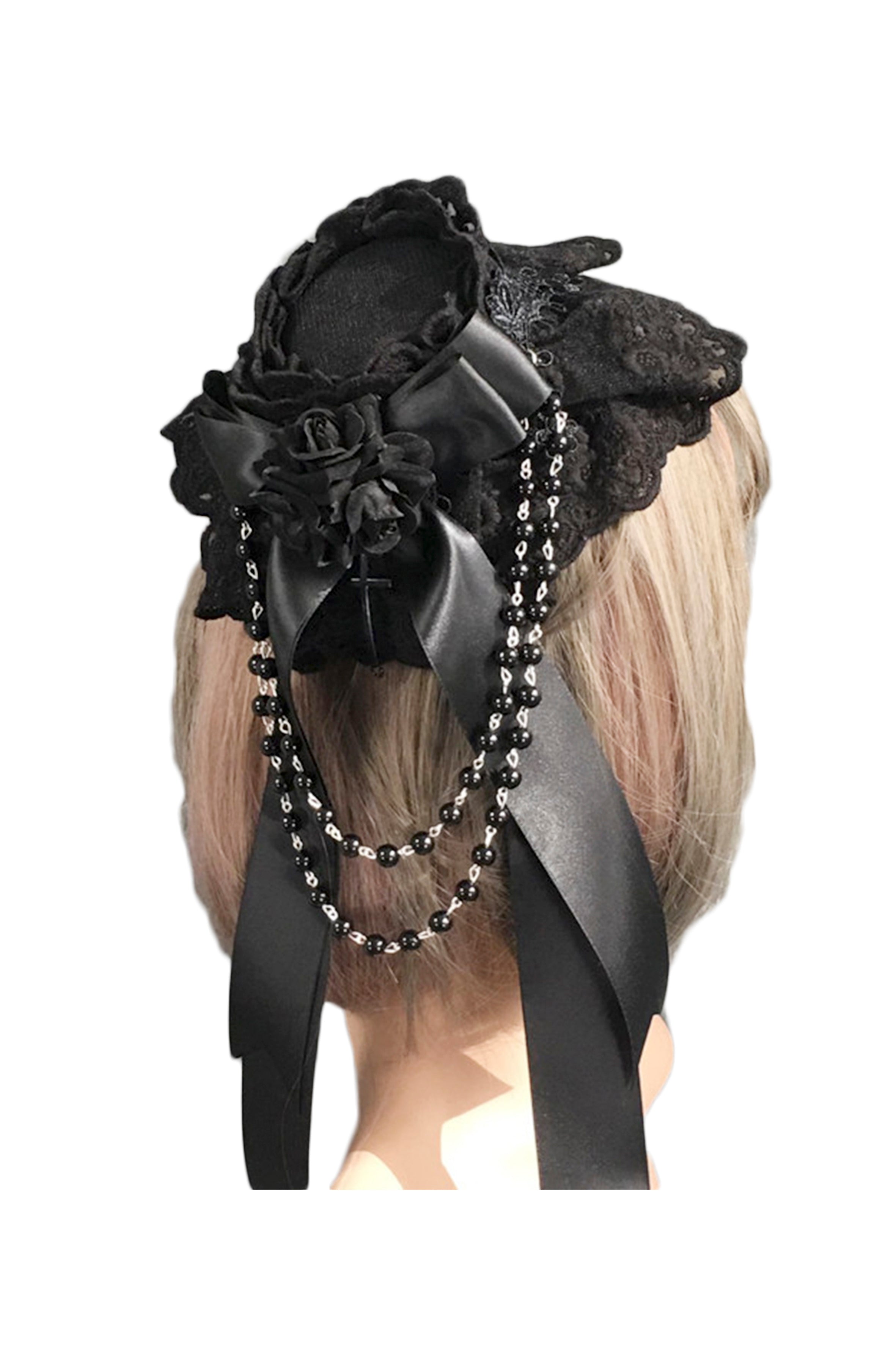 Tocados góticos con rosas, accesorios para el cabello L2724